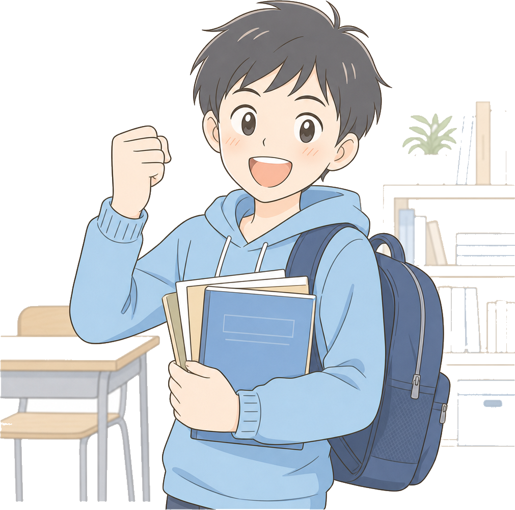 入塾・授業スタートのイラスト